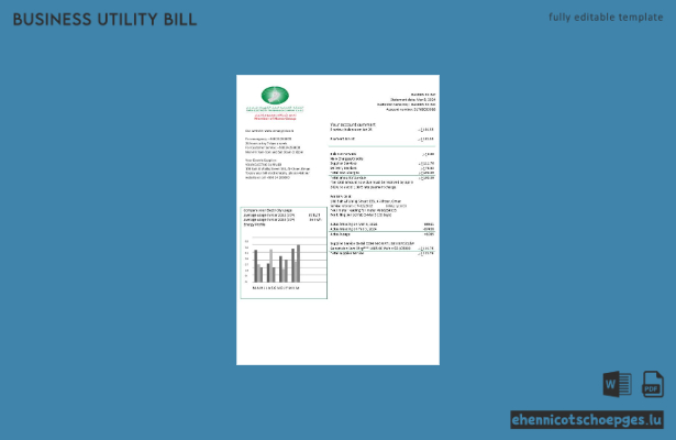Beispielrechnung der Oman Electricity Transmission Company für Geschäftskunden (Vorschau)
